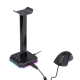 Redragon HA300 Scepter Pro Headset Stand RGB Backlit Gaming Headphone Stand with Aluminum Supporting Bar Redragon HA300 Scepter Pro Headset Stand RGB Backlit Gaming Headphone Stand with Aluminum Supporting Bar