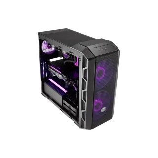Cooler Master MasterCase H500 ATX Mid-Tower, tempered glass panel 