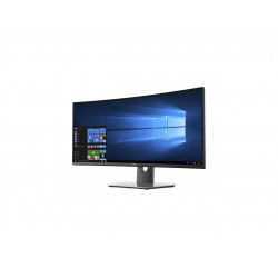 Dell UltraSharp U3417W 34" White LED Edge LCD Curved Monitor - 21:9 - 3440 x 1440 IPS HDMI, DisplayPort, USB