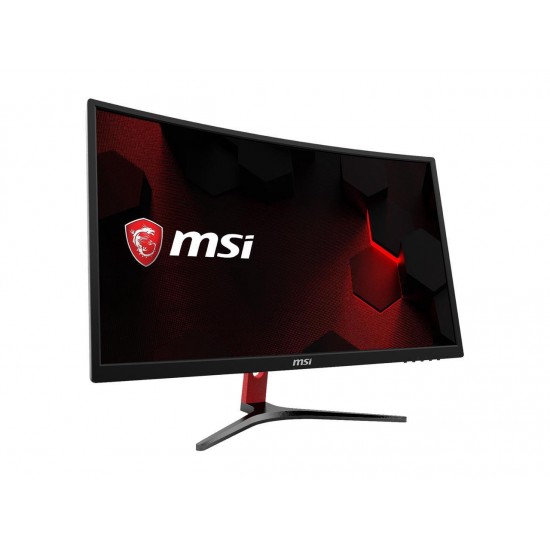 MSI Optix G24C Black & Red 23.6" Curved FHD 1080p 1ms (MPRT) 144Hz 110% sRGB Widescreen LCD AMD FreeSync Non-Glare Curved Gaming Monitor