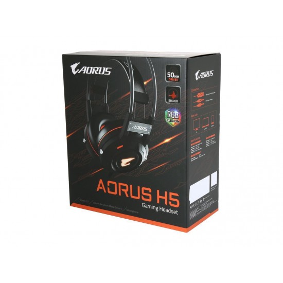 GIGABYTE Aorus H5 Circumaural Gaming Headset