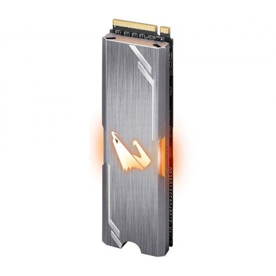 Gigabyte AORUS RGB NVMe M.2 256GB High Performance Gaming, Integrated Heatsink, Toshiba 3D NAND, DDR Cache Buffer, SSD GP-ASM2NE2256GTTDR