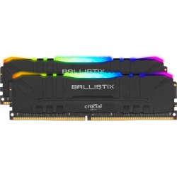 Crucial Ballistix RGB 16GB (2 x 8GB) 288-Pin DDR4 SDRAM DDR4 3200 (PC4 25600) Desktop Memory Model BL2K8G32C16U4BL