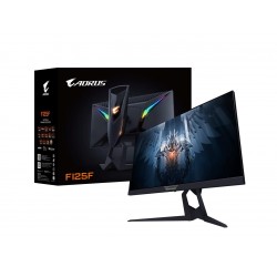 AORUS FI25F 25" (24.5" Viewable) 240Hz 1080P NVIDIA G-Sync Compatible Gaming Monitor, Exclusive Built-in ANC, 1920 x 1080 Display, 0.4ms Response Time (MPRT), 1x Display Port 1.2, 2x HDMI 2.0, 2x USB 3.0