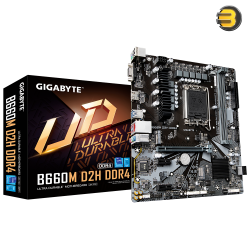 GIGABYTE B660M D2H DDR4 B660 LGA 1700 Intel 12th mATX Motherboard