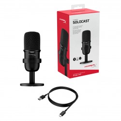HyperX SoloCast – USB Condenser Gaming Microphone, for PC, PS4, PS5 and Mac