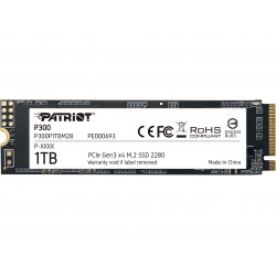 Patriot P300 M.2 2280 1TB PCIe Gen3 x4, NVMe 1.3 Internal Solid State Drive (SSD)