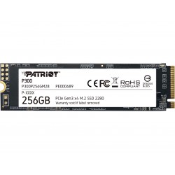 Patriot P300 M.2 2280 256GB PCIe Gen3 x4, NVMe 1.3 Internal Solid State Drive (SSD) 