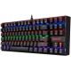 Redragon K552 Mechanical Gaming Keyboard, RGB Rainbow Backlit, 87 Keys, Tenkeyless, Compact Steel Construction with Cherry MX RED Switches for Windows PC Gamer (Black) Redragon K552 Mechanical Gaming Keyboard, RGB Rainbow Backlit, 87 Keys, Tenkeyless, Compact Steel Construction with Cherry MX RED Switches for Windows PC Gamer (Black)