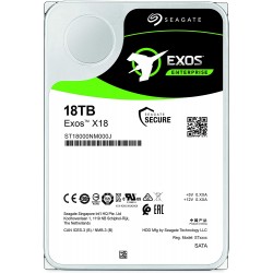 Seagate 18TB Exos X18 7200 RPM SATA 6Gb/s 256MB Cache 3.5-Inch Enterprise Hard Drive HDD