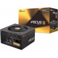 Seasonic FOCUS GM-750, 750W 80+ Gold, Semi-Modular, Fits All ATX Systems, Fan Control in Silent and Cooling Mode, 7 Year Warranty, Perfect Power Supply for Gaming and Various Application, SSR-750FM