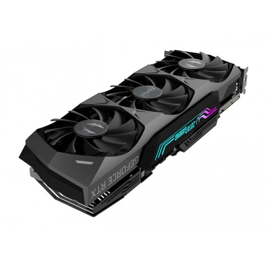 ZOTAC GAMING GeForce RTX 3090 Trinity 24GB GDDR6X 384-bit 19.5 Gbps PCIE 4.0 Gaming Graphics Card, IceStorm 2.0 Advanced Cooling, SPECTRA 2.0 RGB Lighting, ZT-A30900D-10P