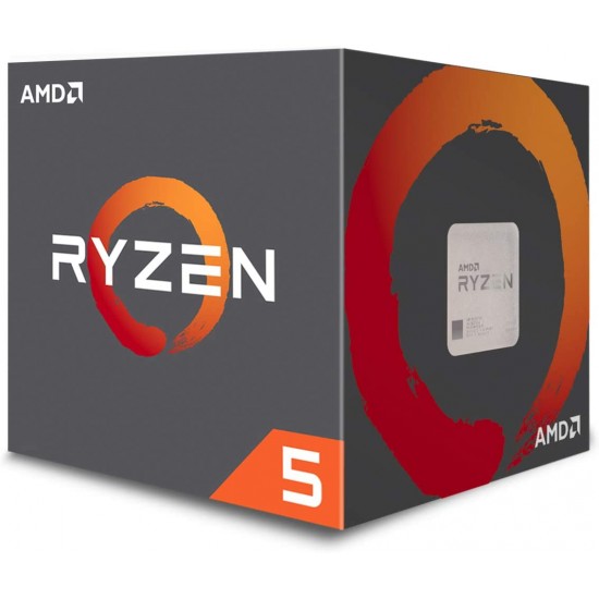 AMD Ryzen 5 1600 6-Core, 12-Thread Unlocked 65W Desktop Processor with Wraith Stealth Cooler (YD1600BBAFBOX)