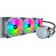 Cooler Master MasterLiquid ML360P Silver Edition ARGB Close-Loop AIO CPU Liquid Cooler, 360 Radiator, SF360R Fan, Addressable RGB Lighting, for AMD Ryzen, Threadripper/Intel LGA1200/1151 Cooler Master MasterLiquid ML360P Silver Edition ARGB Close-Loop AIO CPU Liquid Cooler, 360 Radiator, SF360R Fan, Addressable RGB Lighting, for AMD Ryzen, Threadripper/Intel LGA1200/1151