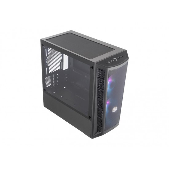 Cooler Master MasterBox MB311L ARGB Airflow Micro-ATX Mini Tower with Dual ARGB Fans, Fine Mesh Front Panel, Mesh Intake Vents, Tempered Glass Side Panel, ARGB Controller & ARGB Lighting System, MCB-B311L-KGNN-S02 Cooler Master MasterBox MB311L ARGB Airflow Micro-ATX Mini Tower with Dual ARGB Fans, Fine Mesh Front Panel, Mesh Intake Vents, Tempered Glass Side Panel, ARGB Controller & ARGB Lighting System, MCB-B311L-KGNN-S02
