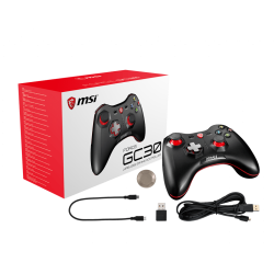MSI FORCE GC30 Gaming Wireless Rechargeable Dual Vibration Gaming Controller for PC and Android 