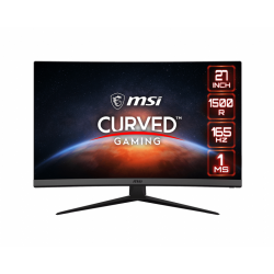 MSI Optix G27C7 Curved Gaming Monitor, 1920 x 1080 (FHD), 27 Inches, 16:9 Aspect Ratio, 1ms Response Time, 165Hz Referesh Rate, Anti-glare - Black